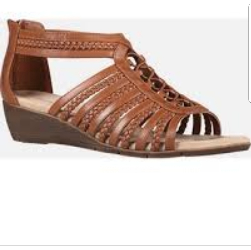 Cloudwalkers braided gladiator sandal 10 wide